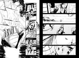 Dead Reckoning comic: ghost navigator paranormal romance comic — Dead Reckoning by Morgan A. Drake